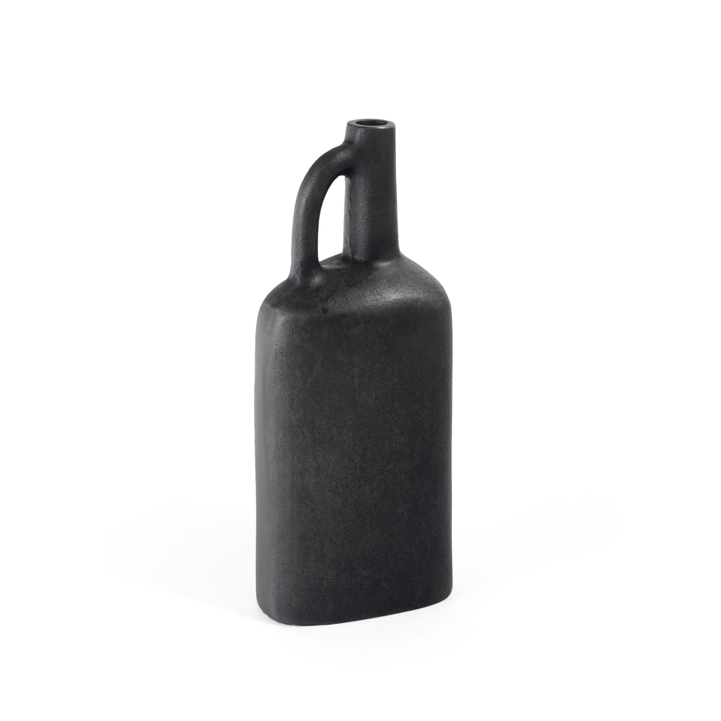 11" Gray Aluminum Jug Table Vase-1