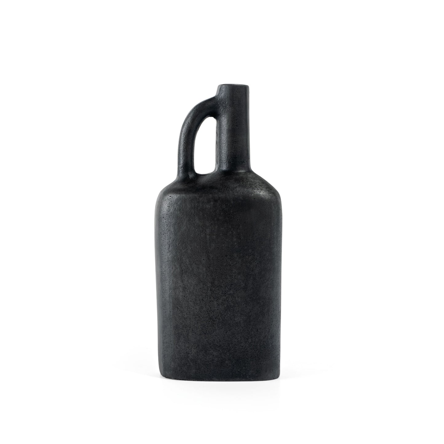 11" Gray Aluminum Jug Table Vase-2