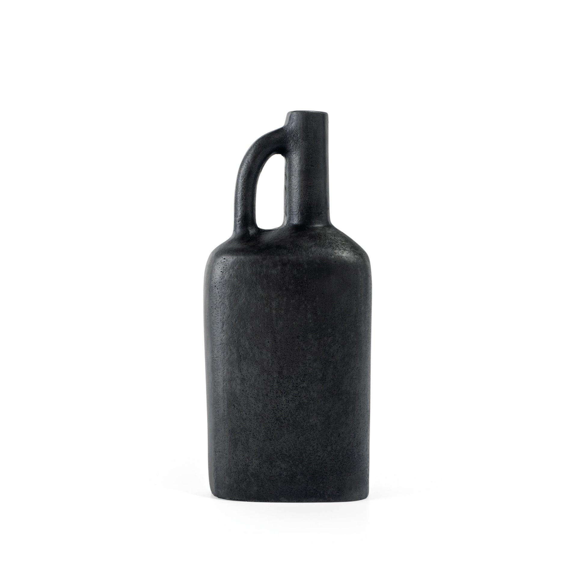 11" Gray Aluminum Jug Table Vase-2