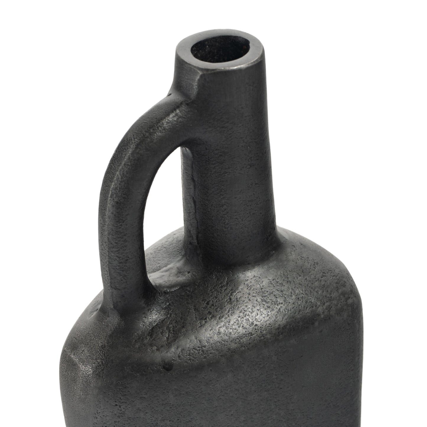 11" Gray Aluminum Jug Table Vase-5