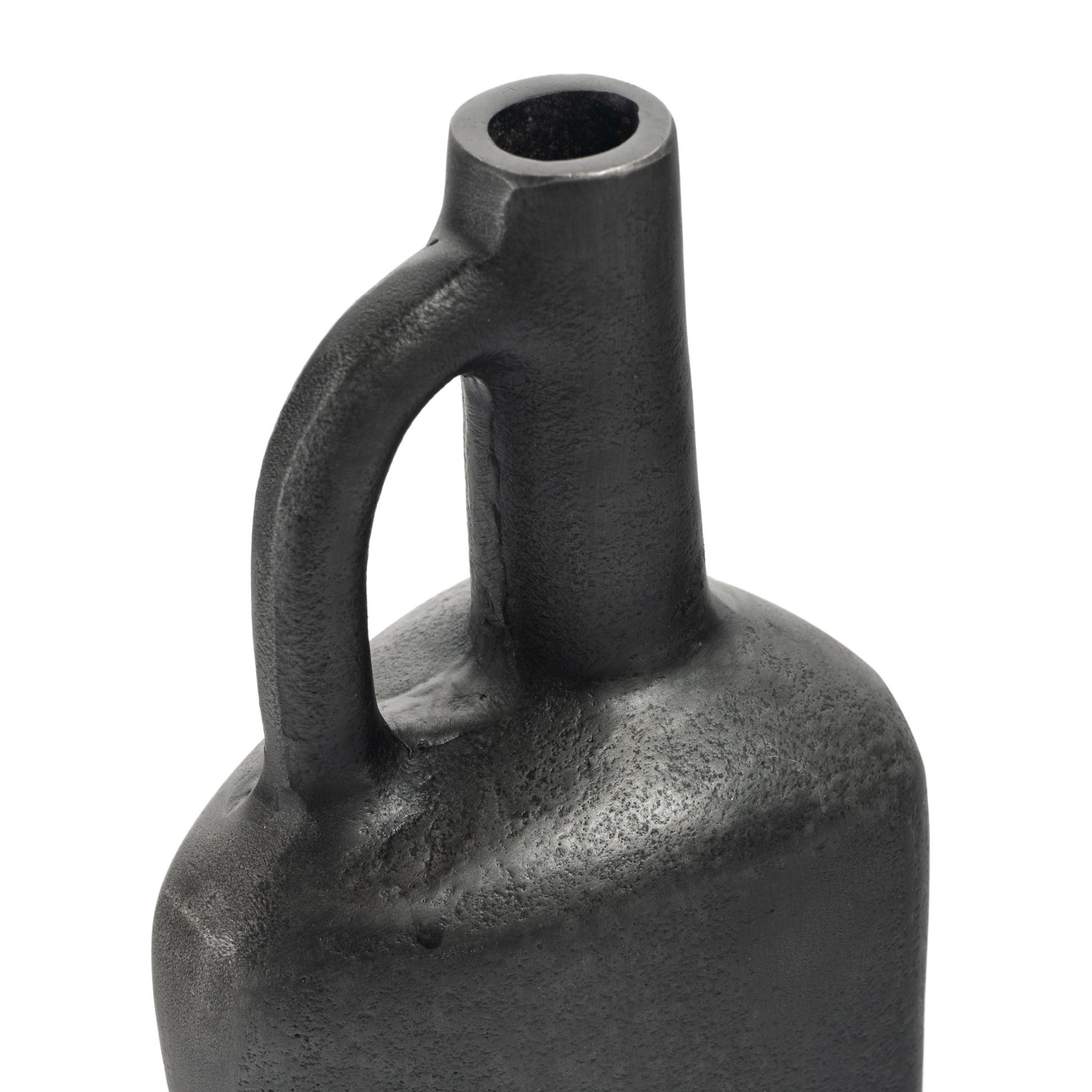 11" Gray Aluminum Jug Table Vase-5