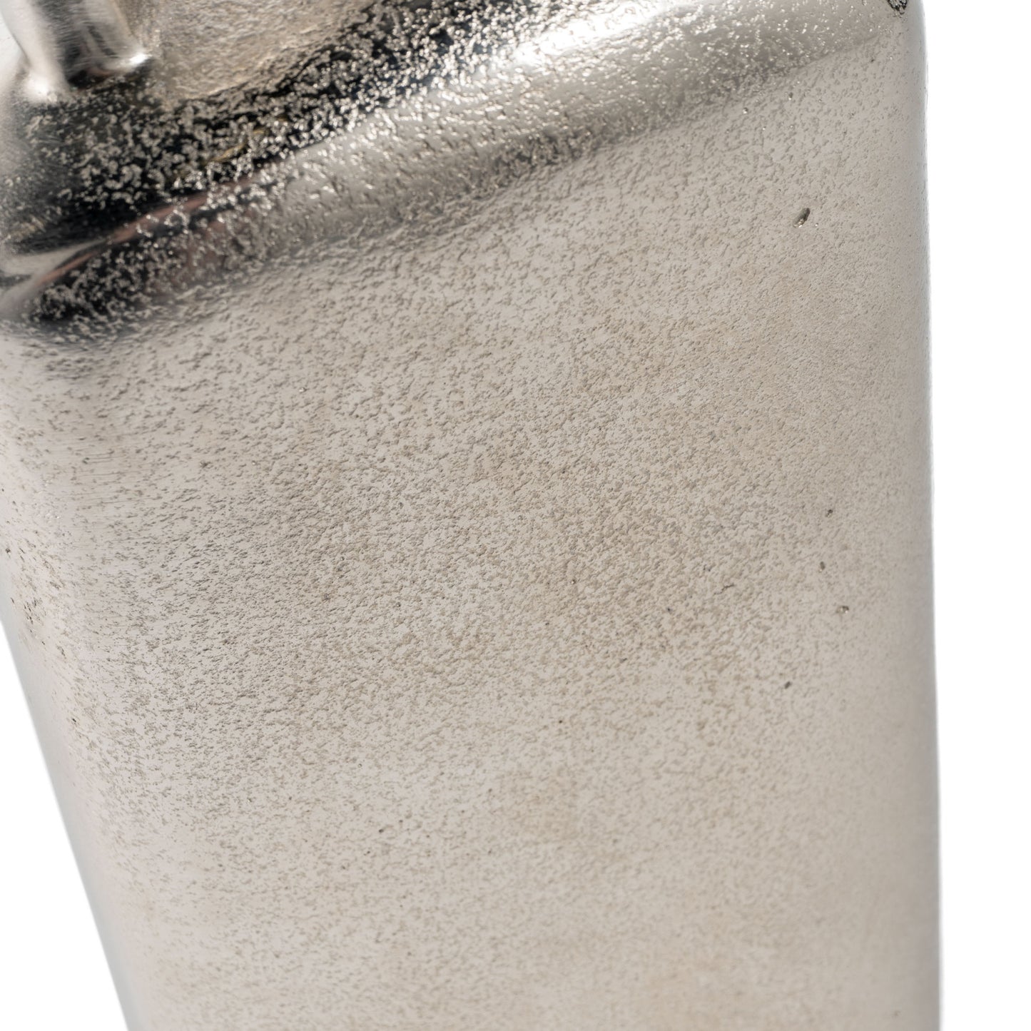 14" Silver Aluminum Jug Table Vase-6