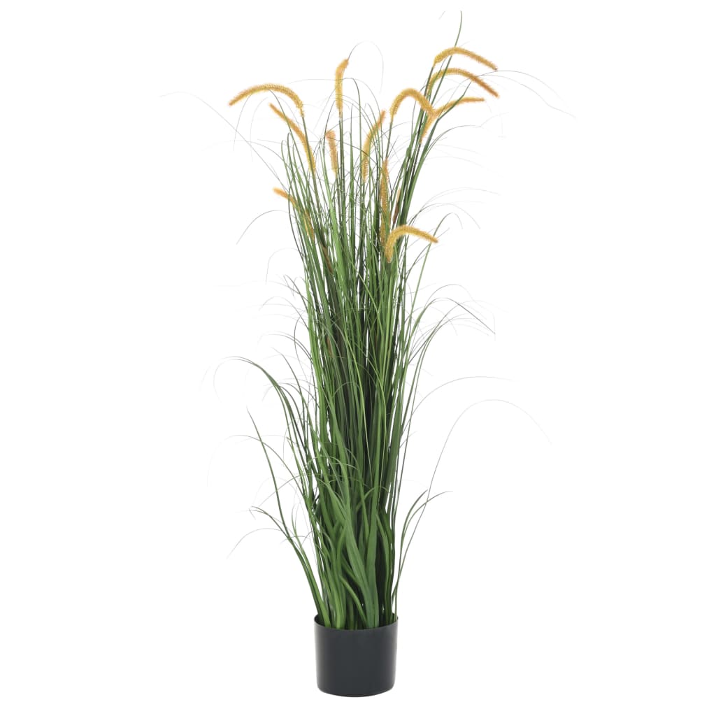 vidaXL Artificial Plant Fake Grass Plant with Cattail Faux Grass Plant 53.1"-3