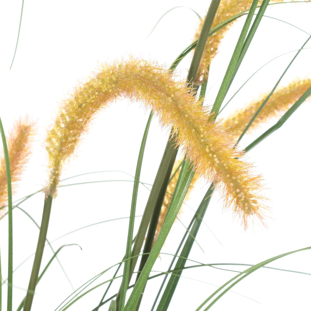 vidaXL Artificial Plant Fake Grass Plant with Cattail Faux Grass Plant 53.1"-4